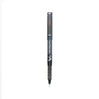 日本百乐（PILOT）BX-V5 直液式走珠笔中性笔 0.5mm针管水笔签字笔 彩色学生考试笔 黑色 *15件
