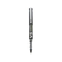 日本百乐（PILOT）BXC-V5直液式走珠笔中性水笔针管笔0.5mm签字笔 V5升级版可换墨胆 黑色 *5件