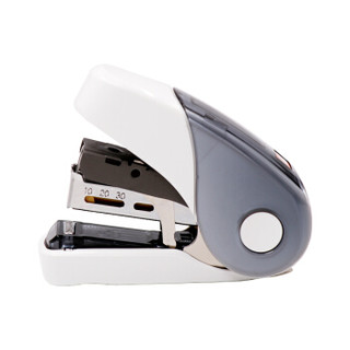 MAX 日本美克司（MAX）平脚省力订书机 学生办公小型订书器 带起钉器10#白色 HD-10FL3