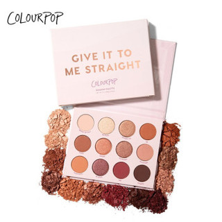 ColourPoP 日落盘十二色眼影化妆品易上妆哑光珠光初学者日常眼影盘 GIVE IT TO ME STRAIGHT