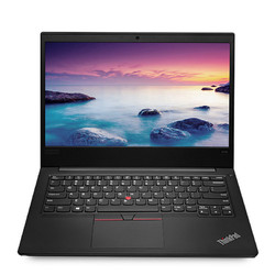 联想ThinkPad E480 (3DCD) 英特尔®酷睿™i3 14英寸窄边框轻薄本笔记本电脑 i3 4G 500G 经典黑