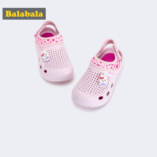 Balabala 巴拉巴拉 24403180632 女童沙滩凉鞋 (粉色)