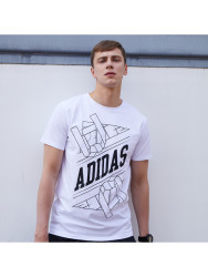 adidas阿迪达斯跆拳道休闲男装圆领运动短袖速干跑步T恤夏ADITSG1-WB