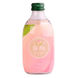 友桝 碳酸白桃味汽水 300ml/瓶 *12件