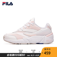 FILA 斐乐官方 VENOM94 女子老爹鞋 2019新款  ins同款复古跑鞋 朴雾嫩粉/白色-PK 36.5