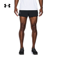 Under Armour 安德玛官方 UA男子Launch Split运动短裤-1289750 黑色001 XXL