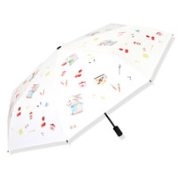 C'mon 晴雨伞 黑胶款 兔子厨房 A1727