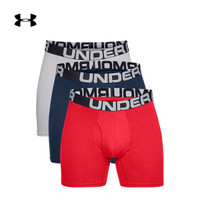 Under Armour 安德玛官方 UA男子 Boxerjock6英寸内裤—3条装-1327426 多色600 XXL