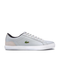 LACOSTE 拉科斯特 Lerond系列系带平底男士休闲鞋板鞋 736CAM00482G2 Light Grey UK 10