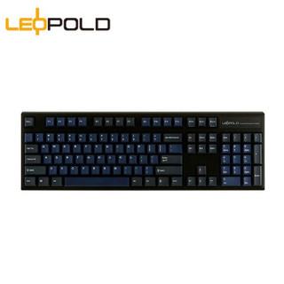 Leopold 利奥博德 FC900R 机械键盘 深海配色 红轴 (无光、有线)