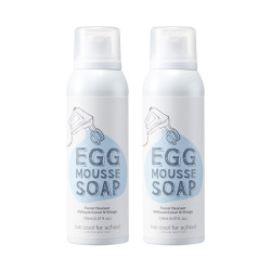 too cool for school 柔滑保湿鸡蛋泡泡洗颜慕斯 150ml*2瓶 *2件