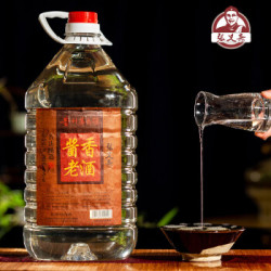张义斋 桶装贵州酱香型 自酿10斤原浆老酒 整箱特价纯粮食高粱散装53度 白酒 5升桶装