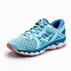 Mizuno 美津浓 WAVE SKY 女款顶级缓震跑鞋