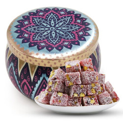 土耳其软糖进口糖果手工糖坚果夹心软糖 100g1盒 儿童糖果礼物 纳尼亚传奇（默认发紫色盒）