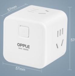 OPPLE/欧普照明 小魔方插座无线4个五孔