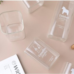 斐伦特 方形玻璃杯 250ml/400ml *2件