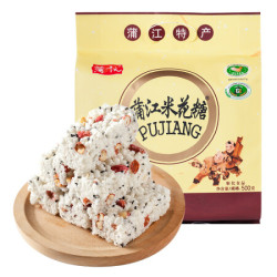 蒲议 四川特产老成都零食 蒲江油酥米花糖500g *2件