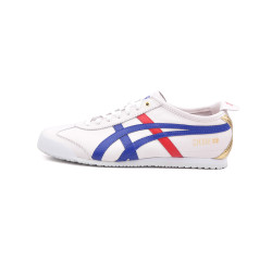 Onitsuka Tiger 鬼冢虎 男士MEXICO 66系列休闲鞋 白色/深蓝色/