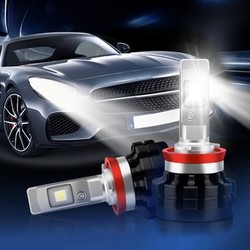 途虎定制 T1   汽车LED大灯 无损改装替换 9005 6000K 一对装 白光