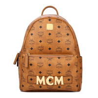 MCM 女士棕色时尚两用双肩背包 MMK8AVE72CO001