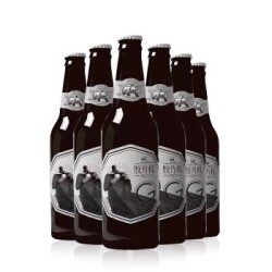 拾捌精酿 胶片机牛奶世涛氮气版 十八号酒馆国产精酿啤酒330ml 6瓶胶片机牛奶世涛 *2件