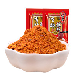 桥头香辣蘸料烧烤火锅油泼辣子辣椒面 干碟红油蘸水凉拌小包装 10gx10袋