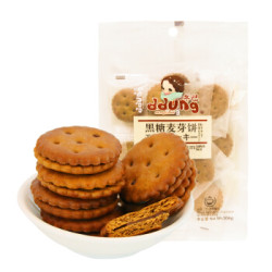 冬己 ddung 网红饼干零食 黑糖麦芽小饼干 106g/袋 *13件