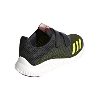 adidas 阿迪达斯 BB7779 男童 黑色黄色儿童跑步鞋 28-40码