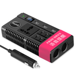 方正(iFound)车载逆变器 车充点烟器12V/24V转220V F203 车载充电器