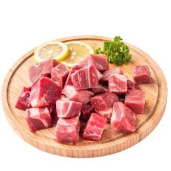 绿之邦 进口谷草饲牛腩块 2kg *3件