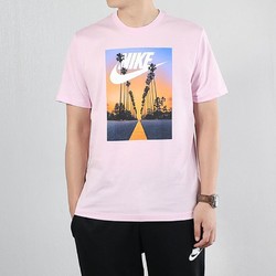 耐克2019年夏季 男子圆领短袖 M NSW TEE SUNSET PALM BQ0716-663