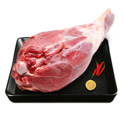 大牧汗 羔羊法式羊后腿4斤装 新鲜羊肉烧烤食材 火锅食材