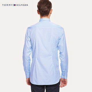 TOMMY HILFIGER 汤米·希尔费格 MW0MW09672 春季商务长袖衬衫 (蓝色、M)