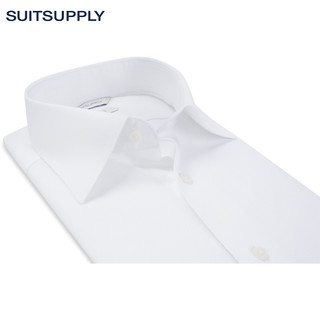 SUITSUPPLY H9002A 商务男士衬衫 (白色、40)