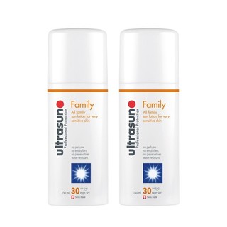 银联专享：ultrasun U佳 极敏感肌 家庭防晒乳霜 SPF30 150ml*2瓶装