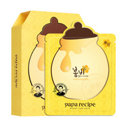 Papa recipe 春雨 蜂蜜保湿面膜 10片*2件+蜂蜜亮白面膜10片
