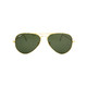 Ray·Ban 雷朋 非偏光镜片 Aviator飞行员系列绿色镜片太阳眼镜 RB3025 镜片