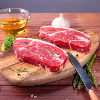 商品卓宸澳洲aberdeen black谷饲140天板腱牛排360g