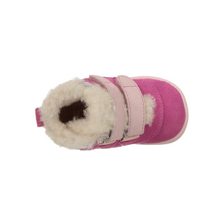 UGG 双魔术贴系带 保暖儿童休闲鞋 0-12个月 粉色