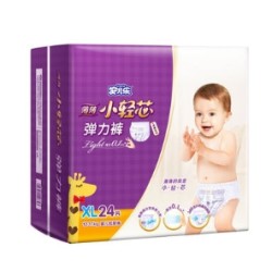 Anerle 安儿乐 小轻芯拉拉裤 试用装 XL 24片 *4件