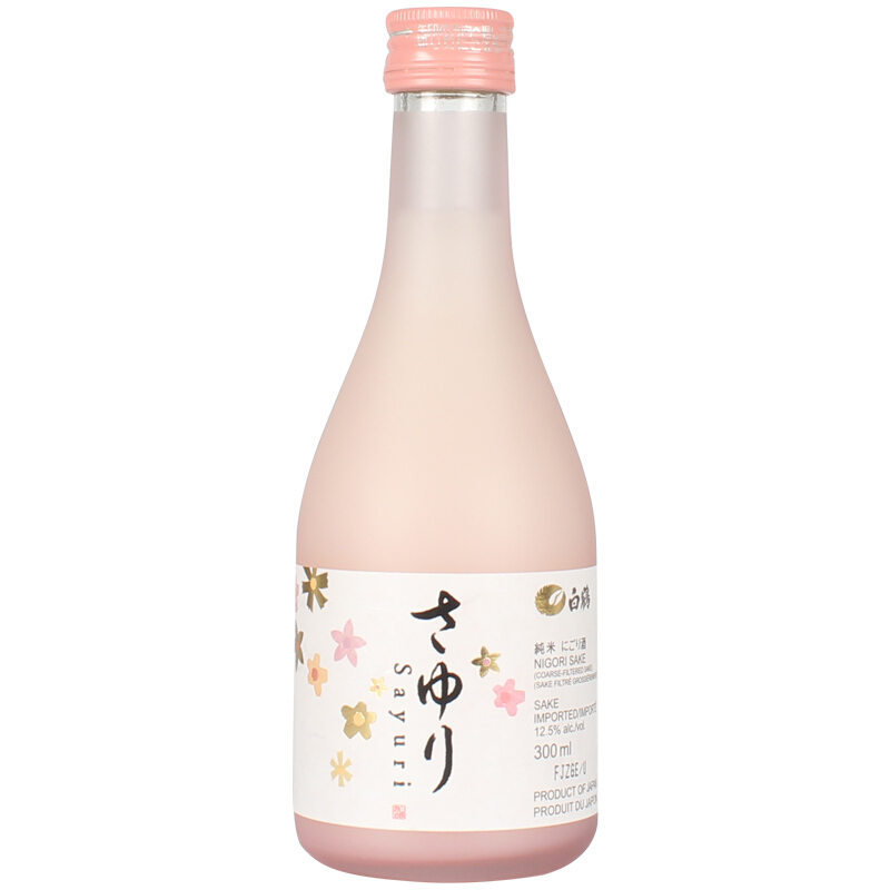 BAI HE 白鹤 浊酒系列 小百合纯米浊酒 (300ml 、瓶装、12.5%vol)