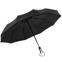 昵迪 十骨全自动雨伞 (黑色、加大款)