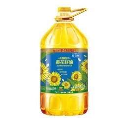 金龙鱼  阳光葵花籽油  5.436L *3件