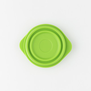 BeBe 乐可折叠碗硅胶碗儿童碗 绿色