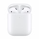 历史低价：Apple 苹果 新AirPods（二代）无线蓝牙耳机 有线充电盒版