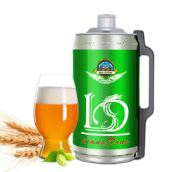 亮动 青岛啤酒高浓度熟啤酒 1x1x2000ml