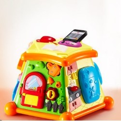 AUBY 澳贝 生活体验馆 婴幼儿多面体益智玩具