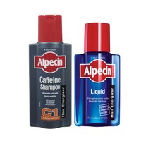 银联专享： Alpecin 阿佩辛 止脱生发套装（洗发露 C1 250ml+营养液 200ml）