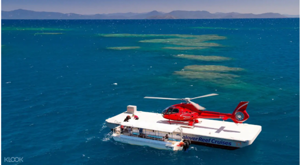 当地玩乐、值友专享：澳大利亚 凯恩斯-翡翠岛+摩尔大堡礁太阳恋人号一日游