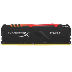 Kingston 金士顿 HyperX Fury RGB 骇客神条 DDR4 3200 台式机内存 16G(8G×2)